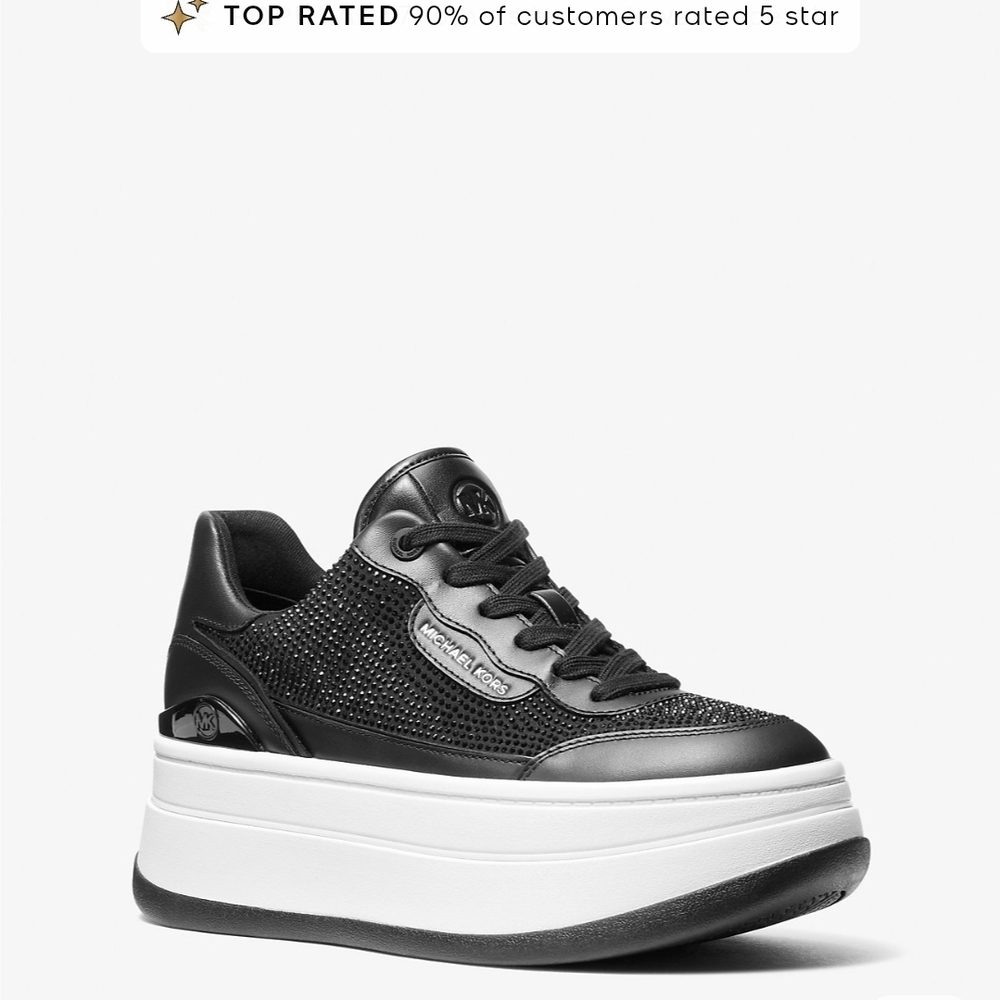 Michael Kors Black Platform Sneakers